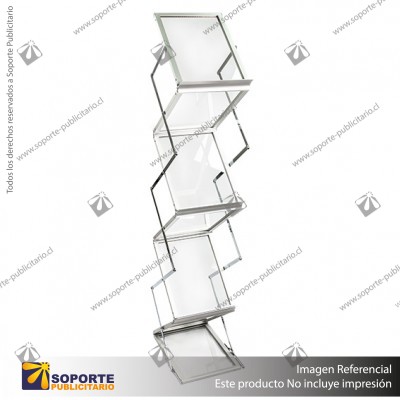 PORTA CATALOGO DINAMIC CON MALETA DE TELA (6 BANDEJAS)